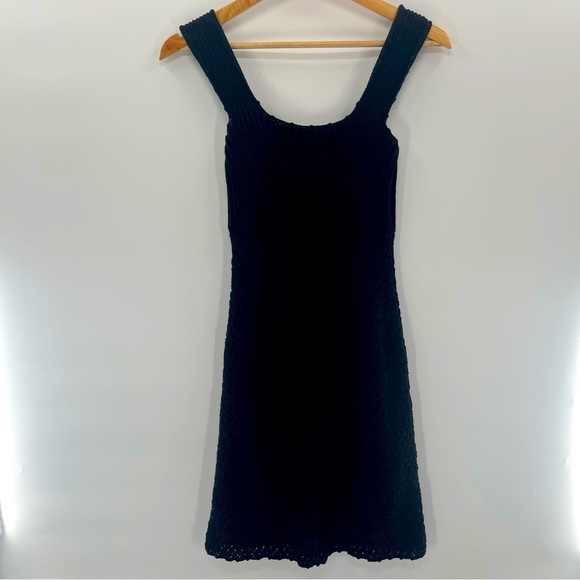 J. Crew Dresses & Skirts - J. Crew Boho Handknit Little Black Dress Fully Lined Size XS